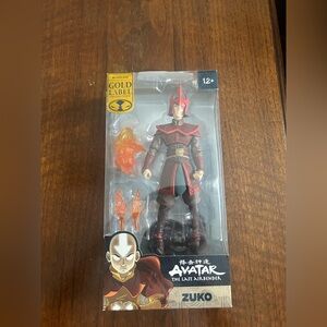 McFarlane Avatar Last Airbender Prince Zuko Helmeted 18cm Action Figure - NEW